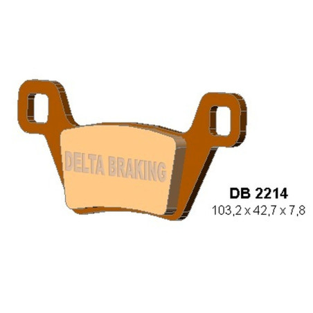 DELTA BRAKING stabdžių kaladėlės priekis KH600 KYMCO MXU 500 '09-'14, MXU 550 '10-'21, MXU / UXV 700 '13-'21,