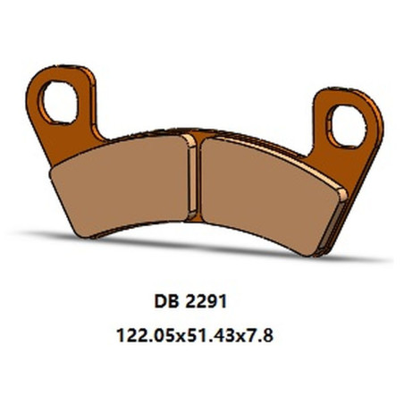 DELTA BRAKING brake pads front KH741 ARCTIC CAT WILDCAT 700 '15-'19, STAMPEDE 900 '17-'19