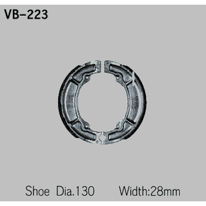 VESRAH drum brake pads YAMAHA XT 350 '85-'91, TT 350 '83-'93, TT 600 '83-92 (MADE IN JAPAN)