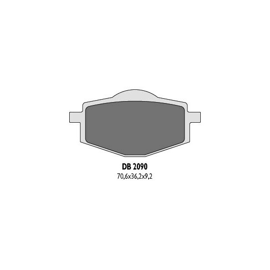 DELTA BRAKING brake pad KH101 end - replaced DB2090MX-D and DB2090QD-D