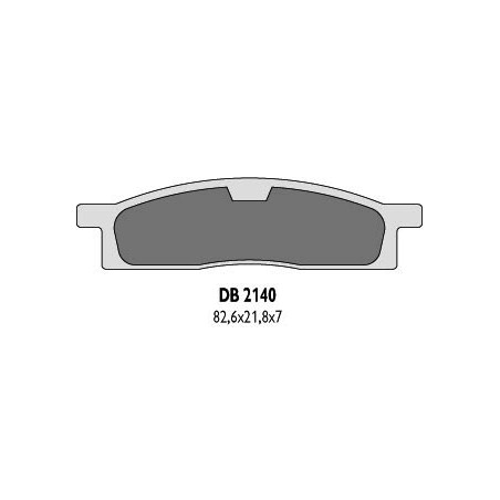 DELTA BRAKING brake pads KH119 - replaced DB2140MX-N and DB2140QD-N