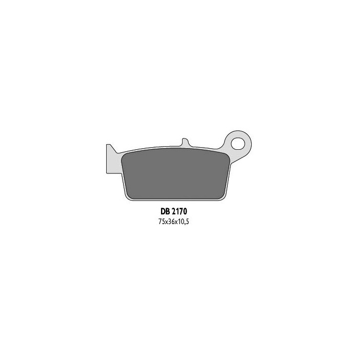 DELTA BRAKING brake pad KH131 end - replaced DB2170MX-D and DB2170QD-D