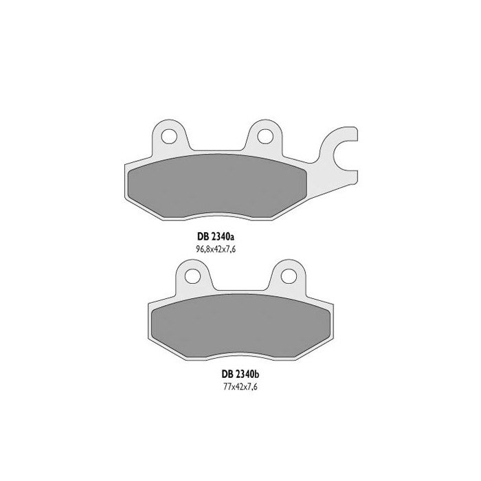 DELTA BRAKING brake pads KH165 front - replaced DB2340MX-D and DB2340QD-D