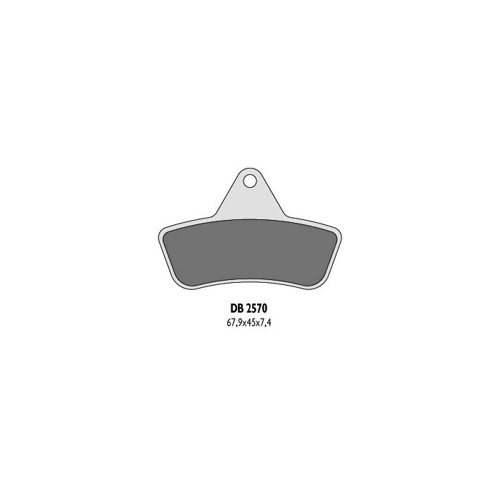 DELTA BRAKING brake pads KH271 ARCTIC CAT`96-04 (F+R) - replaced DB2570MX-D and DB2570QD-D