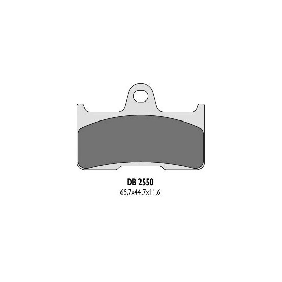 DELTA BRAKING brake pads KH344 YAMAHA YFM 660 02-08 rear - replaced DB2550MX-D and DB2550QD-D