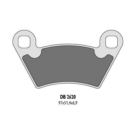 DELTA BRAKING brake pads KH354 POLARIS - replaced DB2620MX-D and DB2620QD-D