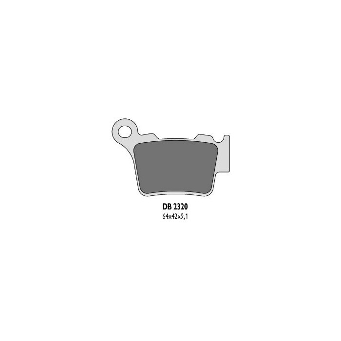 DELTA BRAKING brake pads KH368 rear BREMBO (KTM) - replaced DB2320MX-D and DB2320QD-D