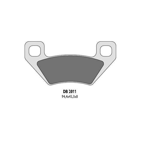 DELTA BRAKING brake pads KH395 ARCTIC CAT - replaced DB2011MX-D and DB2011QD-D