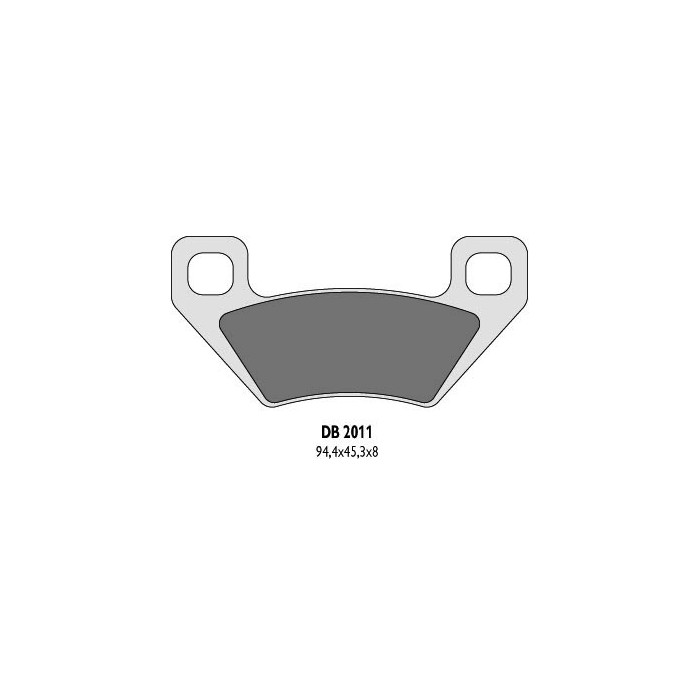 DELTA BRAKING brake pads KH395 ARCTIC CAT - replaced DB2011MX-D and DB2011QD-D