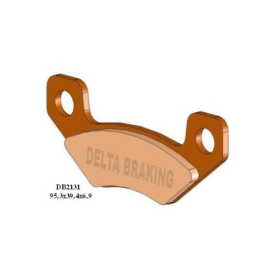DELTA BRAKING brake pads KH398 CAN-AM DS 450 '08-'14 rear - replaced DB2131MX-D and DB2131QD-D