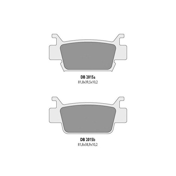 DELTA BRAKING brake pads KH410 HONDA TRX - replaced DB2015MX-D and DB2015QD-D