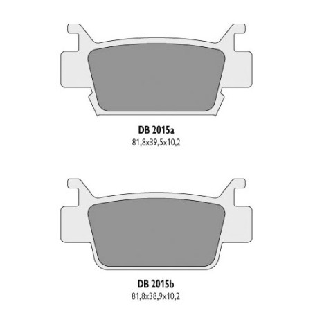 DELTA BRAKING brake pads KH410 HONDA TRX - replaced DB2015MX-D and DB2015QD-D