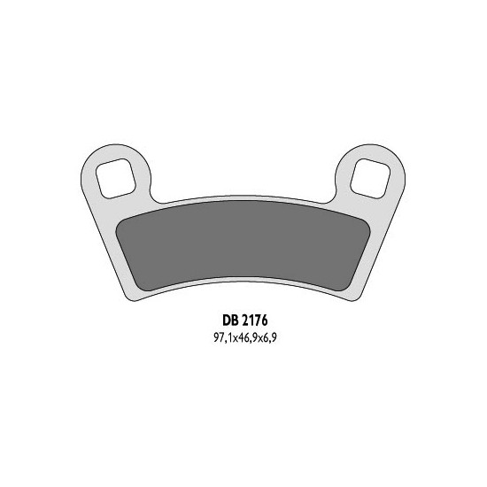 DELTA BRAKING brake pads KH456 POLARIS - replaced DB2176MX-D and DB2176QD-D