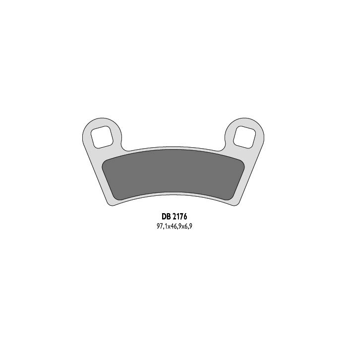 DELTA BRAKING brake pads KH456 POLARIS - replaced DB2176MX-D and DB2176QD-D