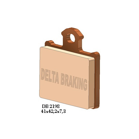 DELTA BRAKING brake pads KH602 KTM SX85`11-18 rear - replaced DB2198MX-D and DB2198QD-D