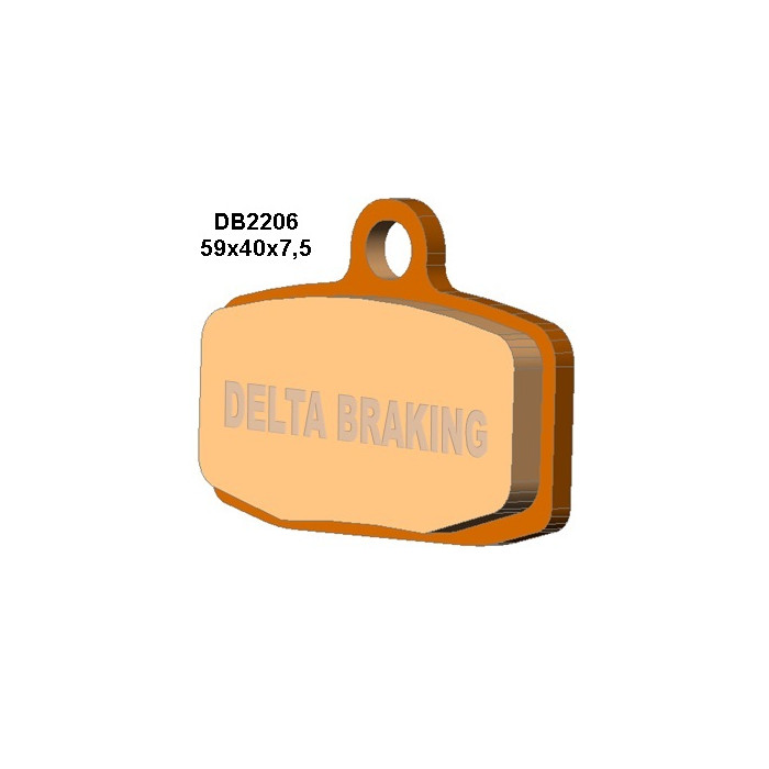 DELTA BRAKING brake pads KH612 KTM SX85 `12-20 front - replaced DB2206MX-D and DB2206QD-D