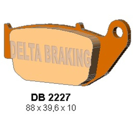 DELTA BRAKING stabdžių kaladėlės KH629 HONDA CBR 125 '11-, CB 125 R / 300 R 18-, CRF 250 L 13-17, SUZUKI GSX-R / S 18-, galas - 