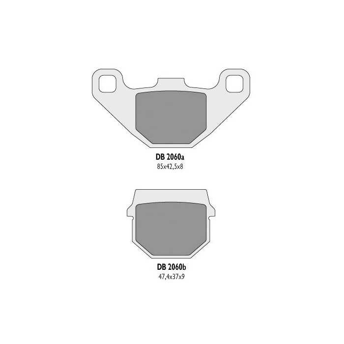 DELTA BRAKING brake pads KH83 - replaced DB2060MX-N I DB2060QD-N