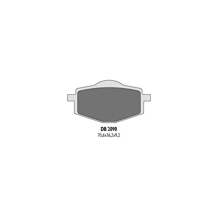DELTA BRAKING brake pad KH101 end - replaced DB2090MX-N and DB2090QD-N