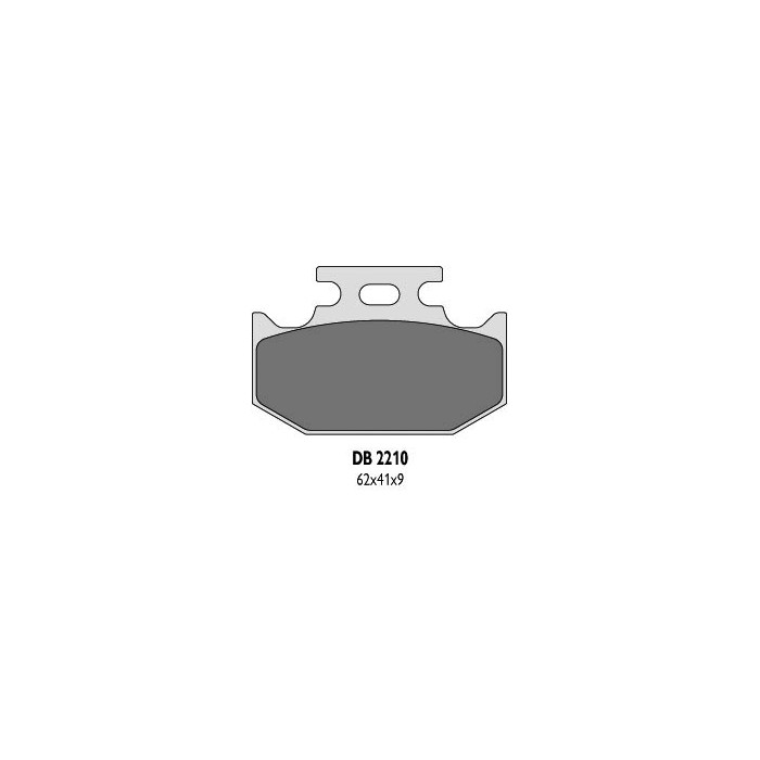 DELTA BRAKING brake pads KH152, KH152/2 - replaced DB2210MX-D and DB2210QD-D
