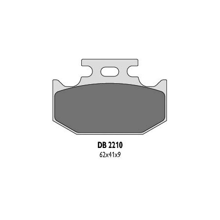DELTA BRAKING stabdžių kaladėlės KH152, KH152 / 2 - pakeistas DB2210MX-N ir DB2210QD-N