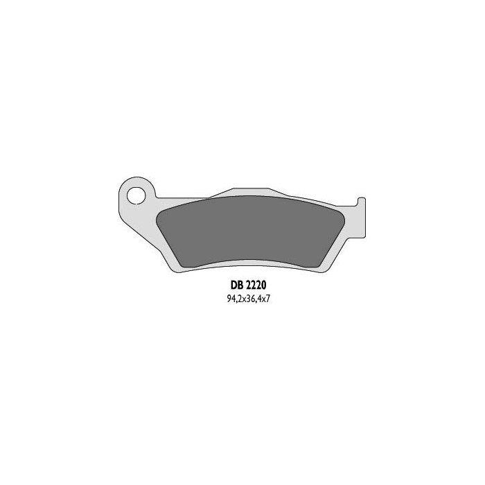 DELTA BRAKING brake pads KH181 front BREMBO - replaced DB2220MX-N and DB2220QD-N