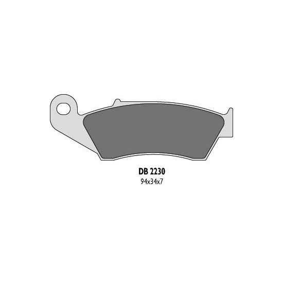 DELTA BRAKING brake pads KH185 front CR / KX / RM / YZ - replaced DB2230MX-N and DB2230QD-N