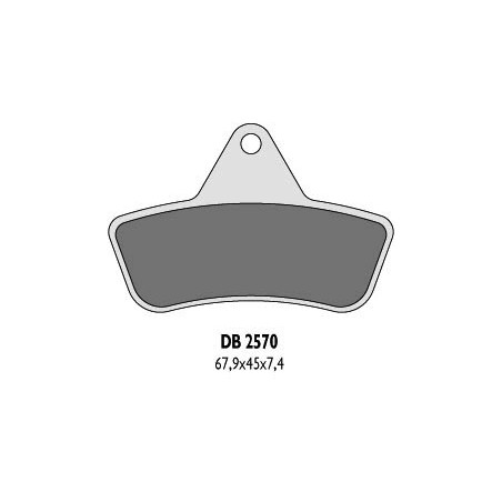 DELTA BRAKING brake pads KH271 ARCTIC CAT`96-04 (F+R) - replaced DB2570MX-D and DB2570QD-D