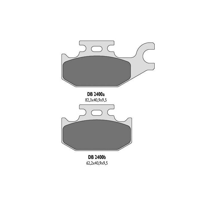 DELTA BRAKING brake pads KH307 YAMAHA YFM rear - replaced DB2400MX-D and DB2400QD-D