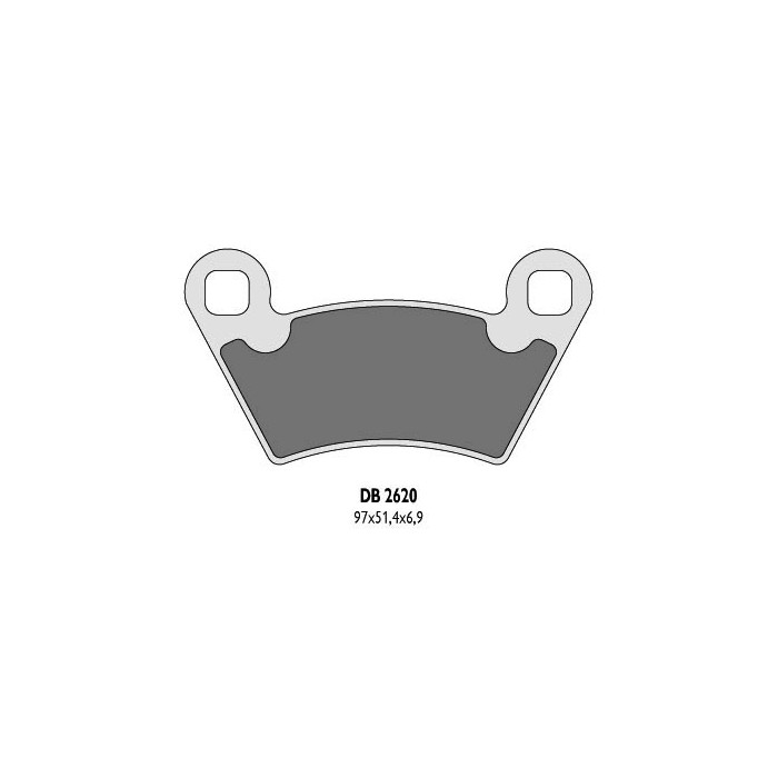 DELTA BRAKING brake pads KH354 POLARIS - replaced DB2620MX-D and DB2620QD-D