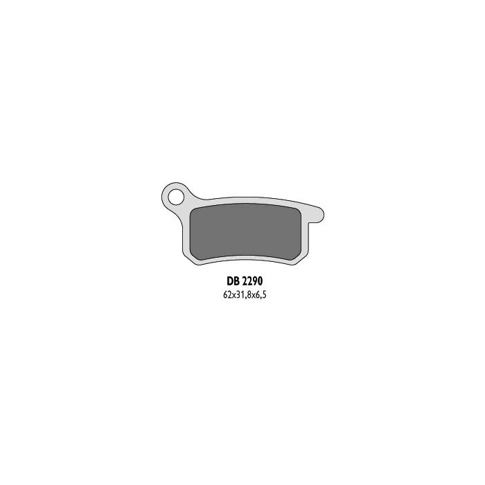 DELTA BRAKING brake pads KH357 KTM SX65 / 85 rear - replaced DB2290MX-D and DB2290QD-D