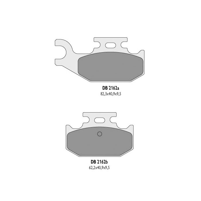 DELTA BRAKING brake pads KH428 YAMAHA YFM 700 RAPTOR rear - replaced DB2162MX-D and DB2162QD-D