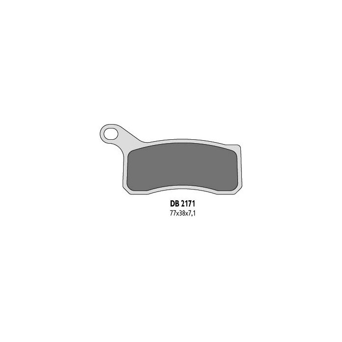 DELTA BRAKING brake pads KH462 KTM QUAD - replaced DB2171MX-D and DB2171QD-D
