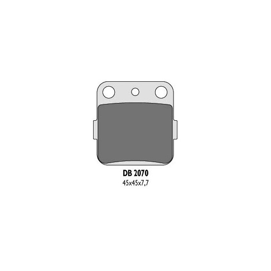 DELTA BRAKING brake pads KH84 - replaced DB2070MX-D and DB2070QD-D