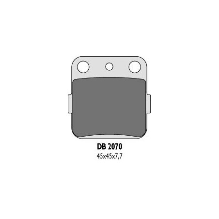 DELTA BRAKING stabdžių kaladėlės KH84 - pakeistas DB2070MX-D ir DB2070QD-D