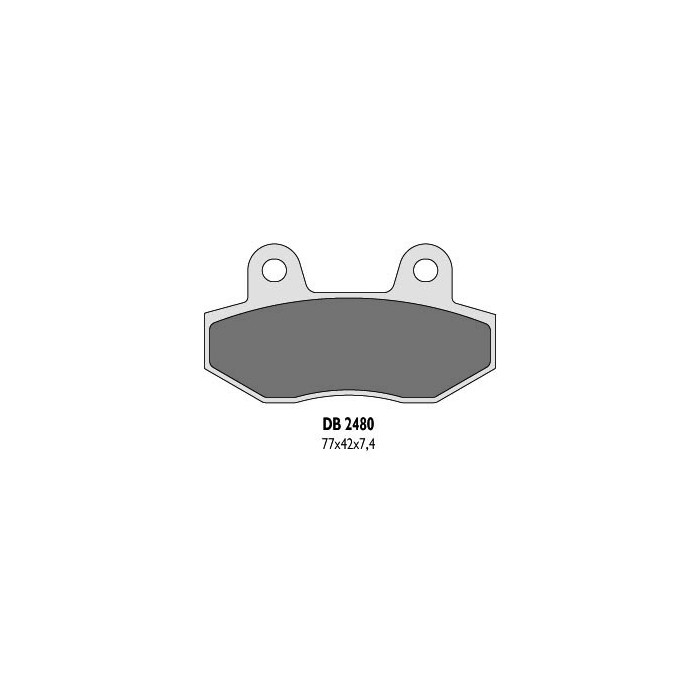 DELTA BRAKING brake pads KH86 - replaced DB2480MX-D and DB2480QD-D