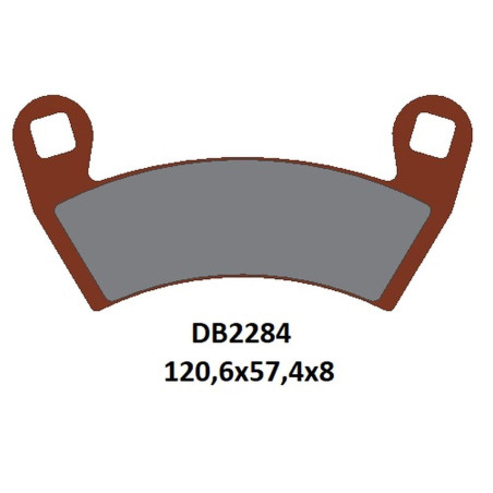 DELTA BRAKING brake pads front KH656 POLARIS RANGER ELECTRIC '16-'22, SPORTSMAN 325 '14-'15, RANGER 570 '14-'22, RANGE