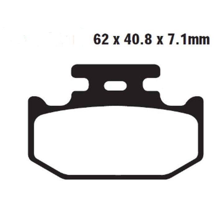 DELTA BRAKING brake pads left front KH497 YAMAHA YXC 700 VIKING '15-'22, YXM 700 WOLVERINE / VIKING '14-'22, YXR 700