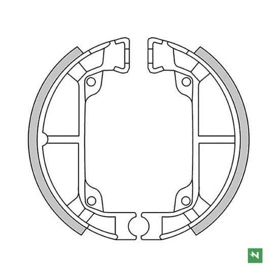 NEWFREN drum brake pads SUZUKI ADRESS 50 (95X20mm)