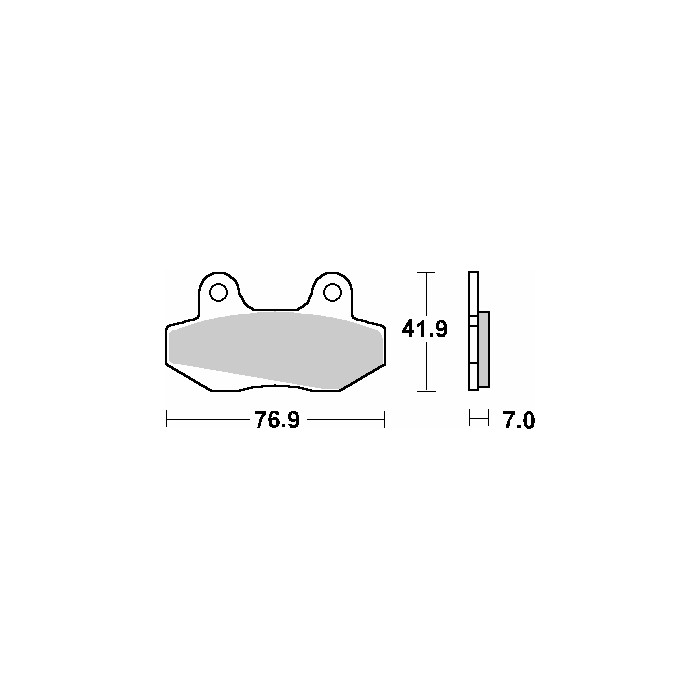 SBS brake pads KH86 STREET CERAMIC color black