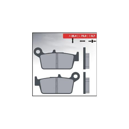 BRENTA brake pads KH131 Metallic sinter (gold color) (FT 4087)