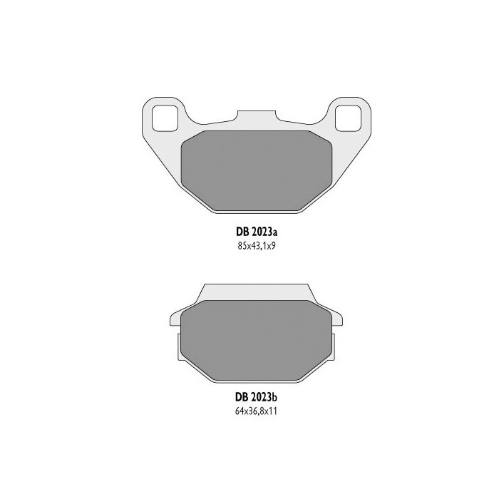 DELTA BRAKING brake pads KH305 KYMCO, SYM - replaced DB2023QD-D I DB2023MX-D