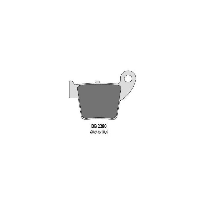 DELTA BRAKING brake pads KH346 HONDA CR / CRF 02-16 rear - replaced DB2280MX-N and DB2280QD-N