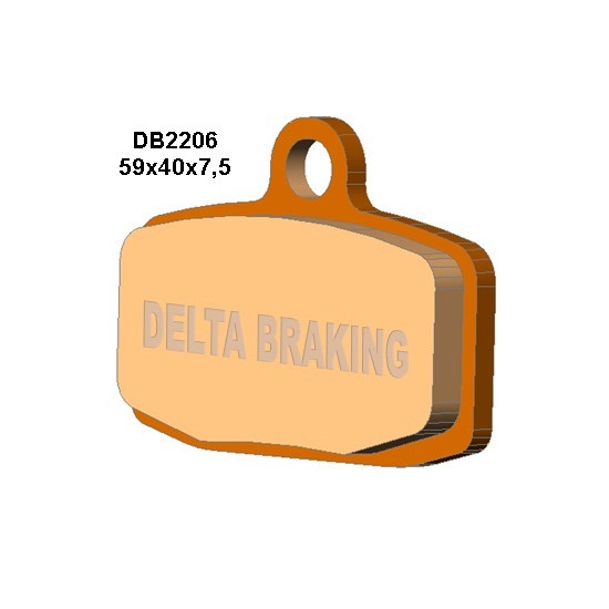 DELTA BRAKING brake pads KH612 KTM SX85 `12-20 front - replaced DB2206MX-N and DB2206QD-N