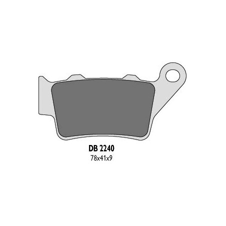 DELTA BRAKING brake pads KH208 rear BREMBO (KTM) - replaced DB2240MX-N and DB2240QD-N
