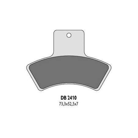 DELTA BRAKING stabdžių kaladėlės KH270 QUADZILLA - pakeistas DB2410MX-D ir DB2410QD-D