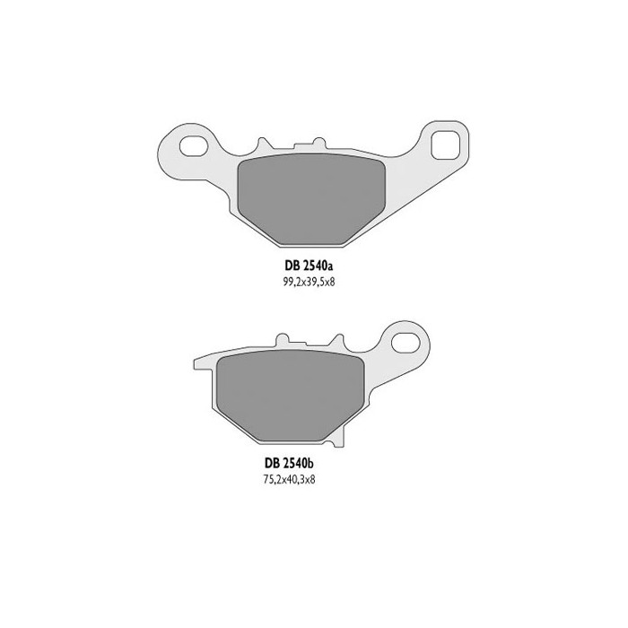 DELTA BRAKING brake pads KH401 SUZUKI RM 85 rear - replaced DB2540MX-N and DB2540QD-N
