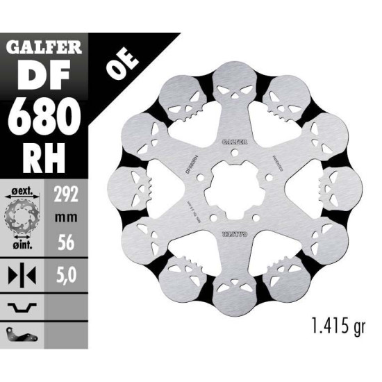 GALFER stabdžių diskas...
