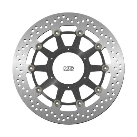 NG brake disc front HONDA CBR1000RR '09-19 (320X74X5mm) (6X6,5mm) floating (ALUMINUM CENTER)