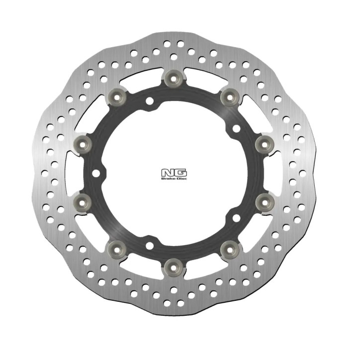 NG brake disc front KAWASAKI Z 650 '17-'22, Z 900 '16-'20 (300X142,2X5,0mm) (5X10,5mm) floating WAVE (ALUMINUM CENTE